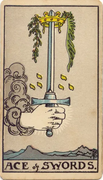 Lá Ace of Swords (Át Kiếm)