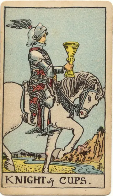 Lá Knight of Cups (Kỵ Sĩ Cốc)