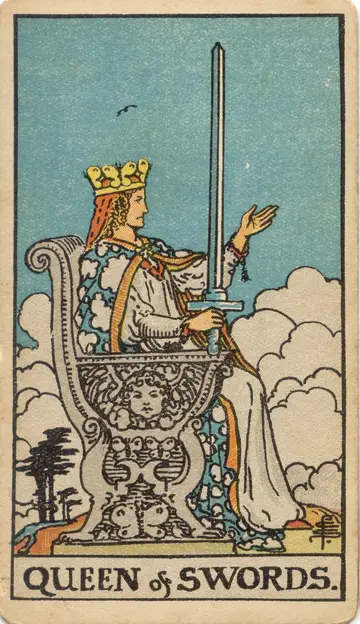 Lá Queen of Swords (Nữ Hoàng Kiếm)