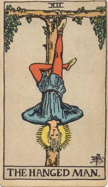 Lá The Hanged Man (Người Treo Ngược)
